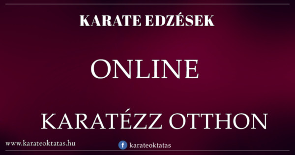Haladó online karate edzések